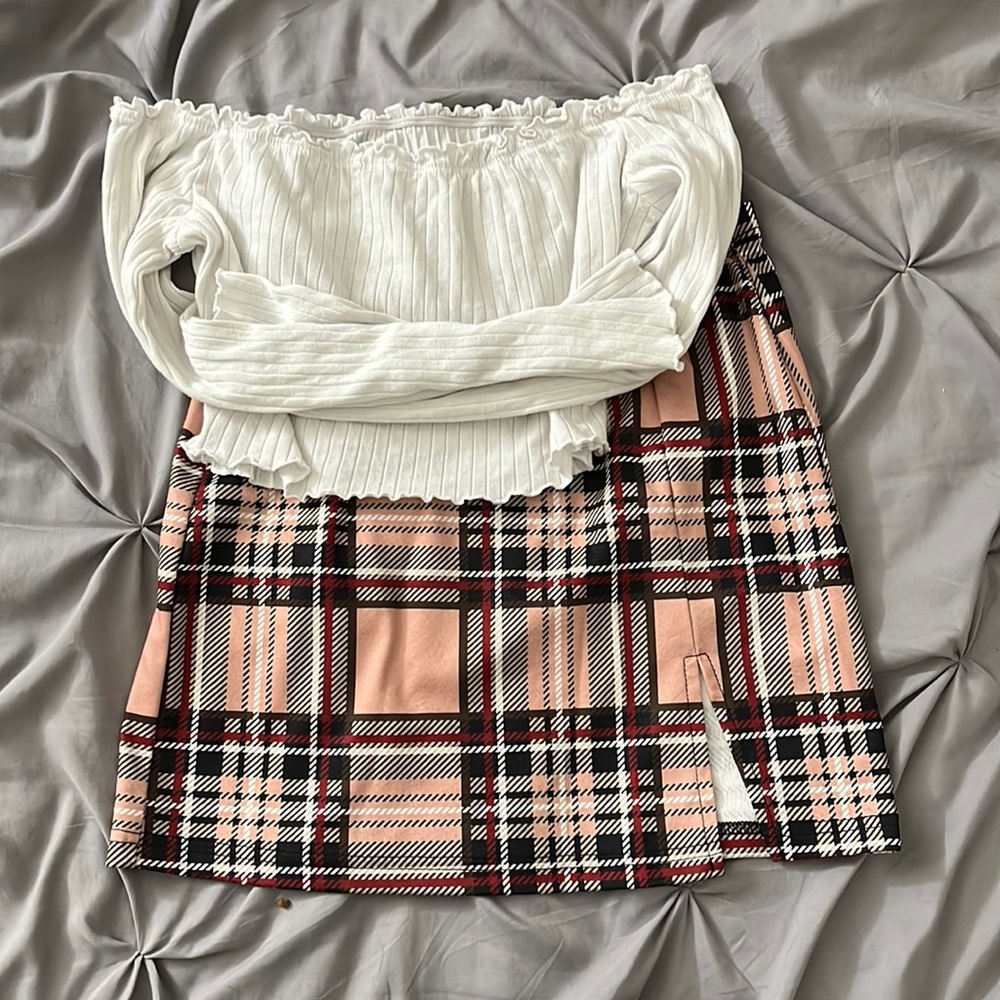 Skirt & shirt set from SHEIN